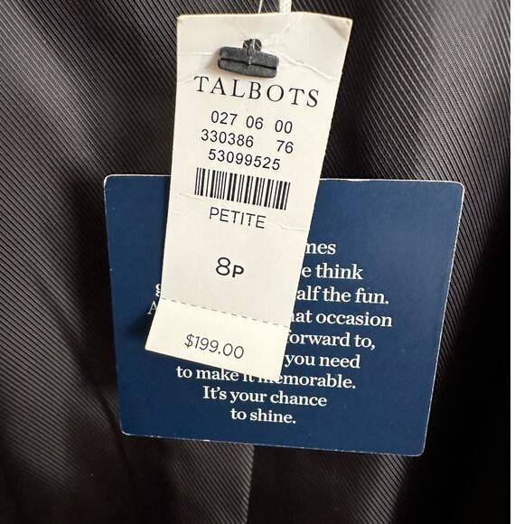 NWT RSVP by Talbots‎ Blazer Jacket 8 Petite - Picture 4 of 6